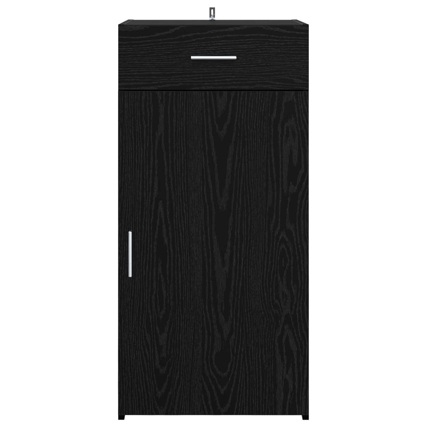vidaXL Πλαϊνό γραφείο Μαύρη δρυς 45 x 42,5 x 93 εκ. Επεξεργασμένο ξύλο