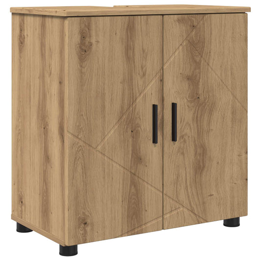 vidaXL Ντουλάπι Μπάνιου με αποθήκευση Artisan Oak 61 x 35 x 64 εκ.
