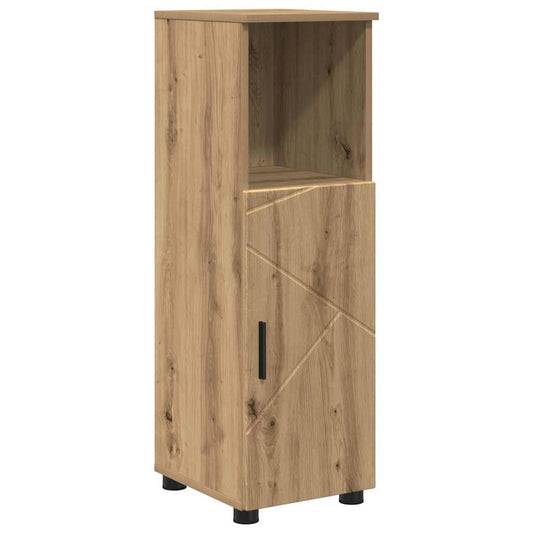 vidaXL Ντουλάπι Μπάνιου με αποθήκευση Artisan Oak 30 x 35 x 95 εκ