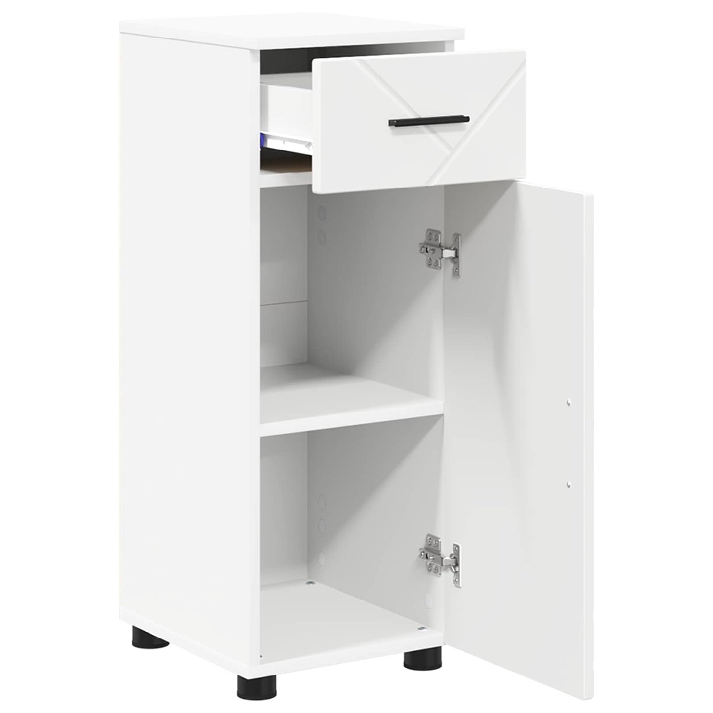 vidaXL Ντουλάπι Μπάνιου Λευκό 30 x 35 x 80 εκ