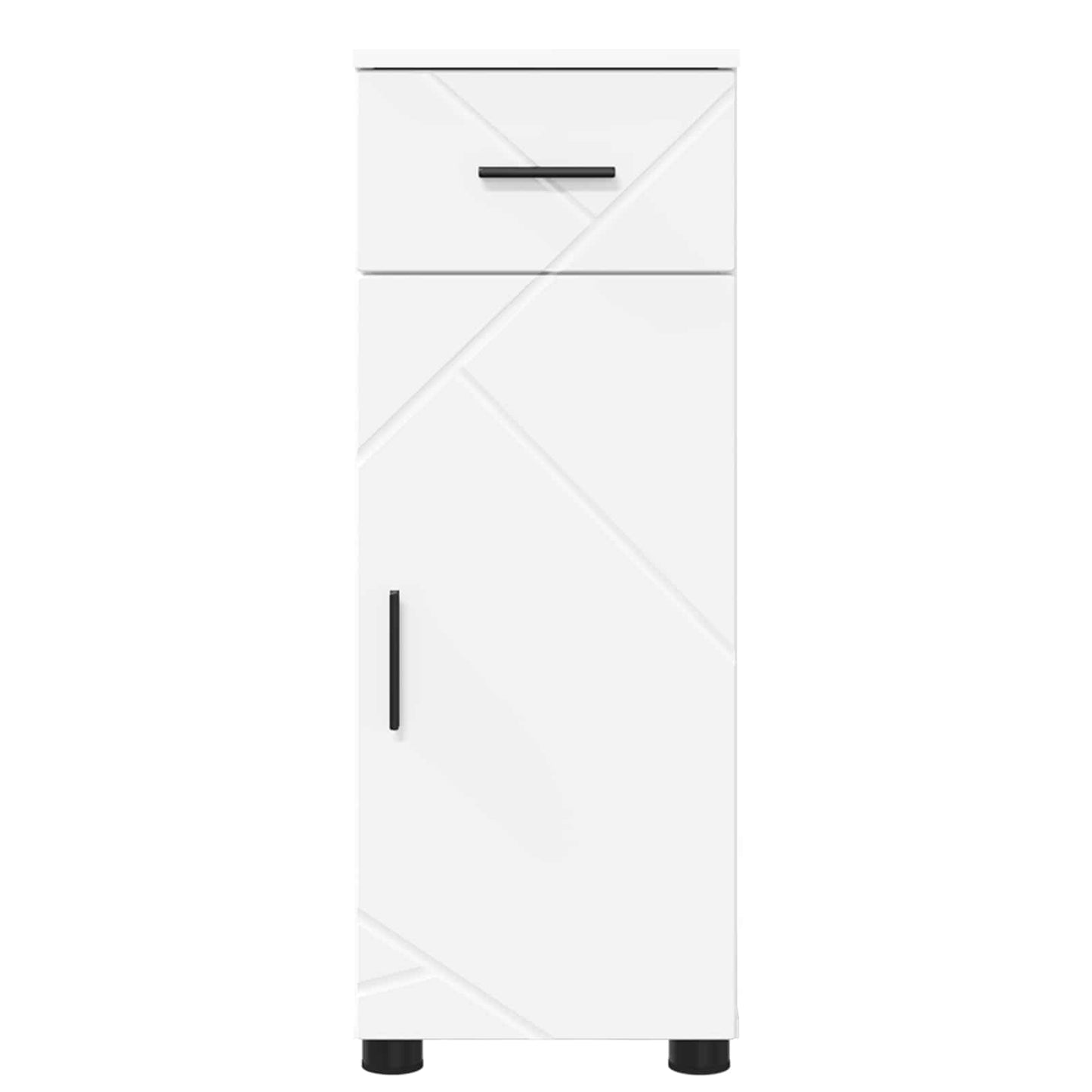 vidaXL Ντουλάπι Μπάνιου Λευκό 30 x 35 x 80 εκ