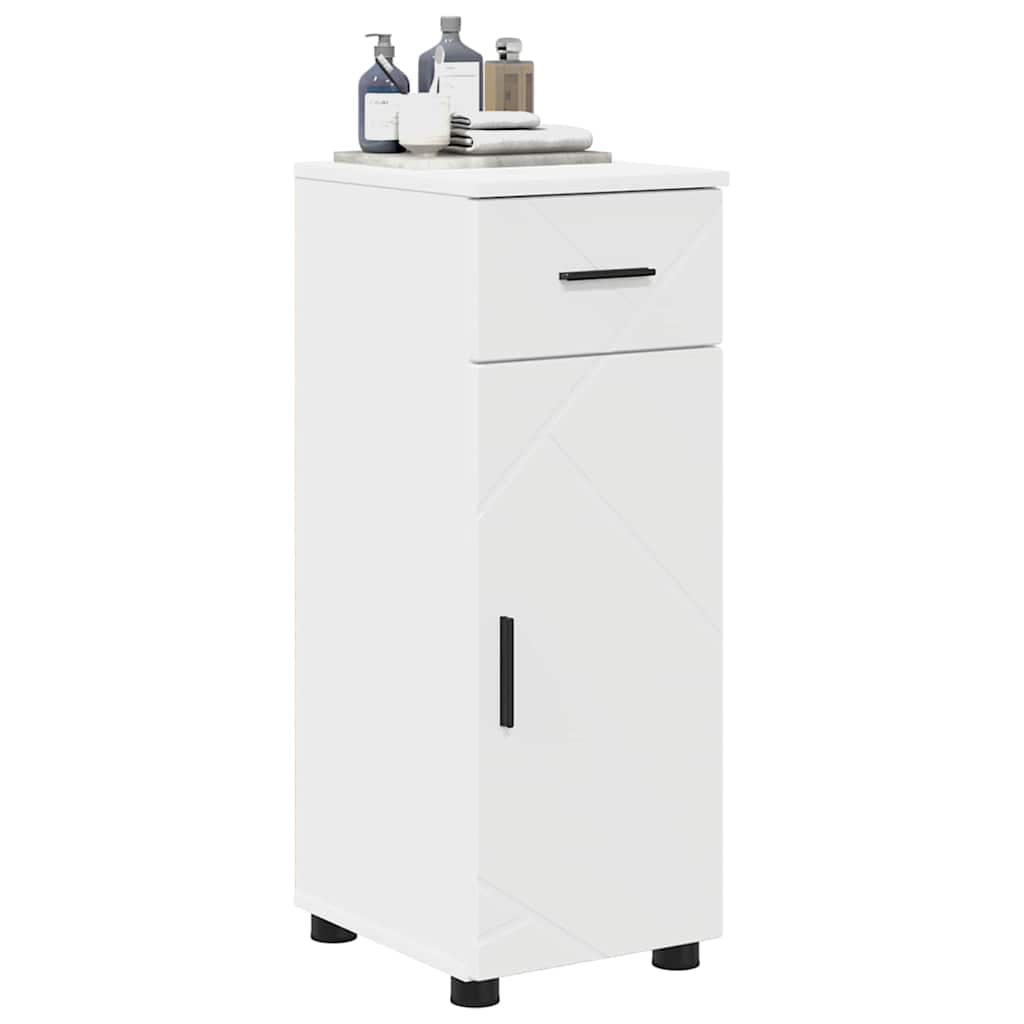 vidaXL Ντουλάπι Μπάνιου Λευκό 30 x 35 x 80 εκ Επεξεργασμένο ξύλο