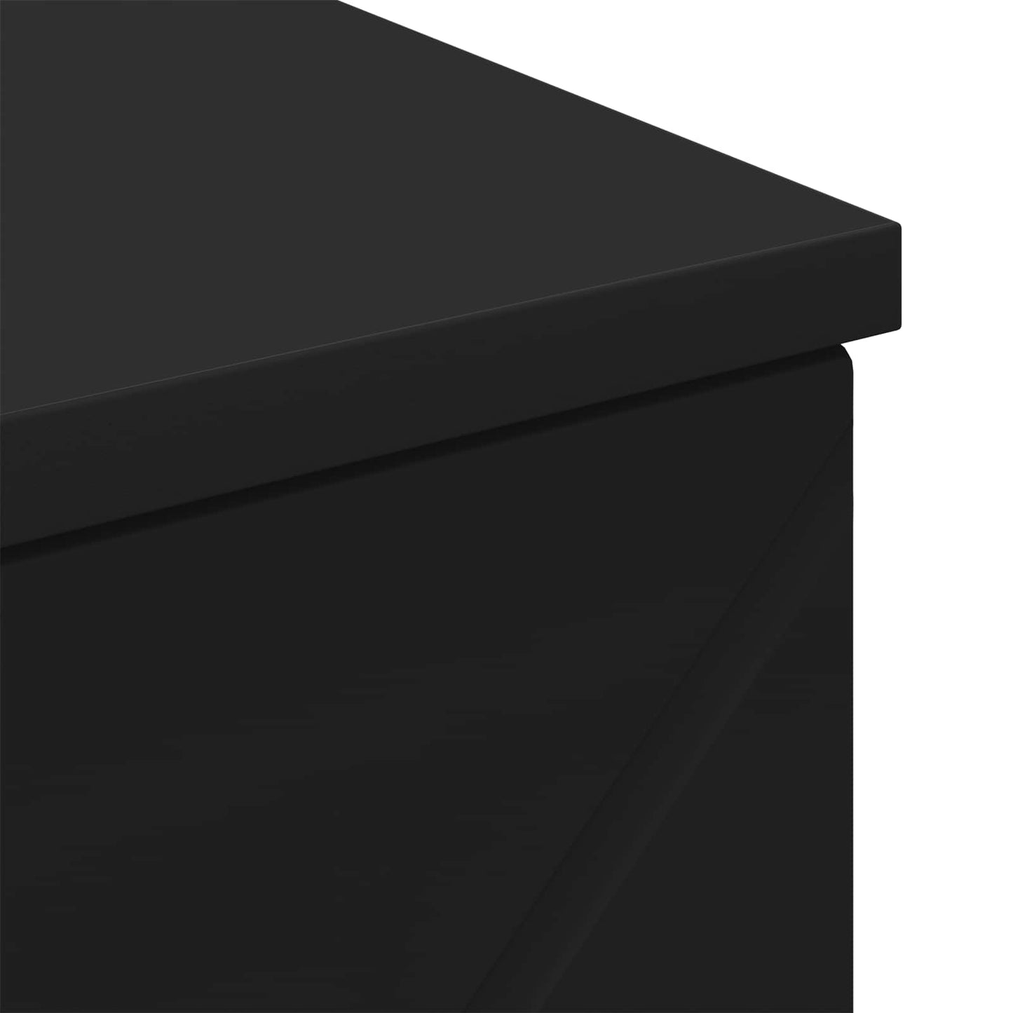 vidaXL Ντουλάπι Μπάνιου Μαύρο 30 x 35 x 80 εκ