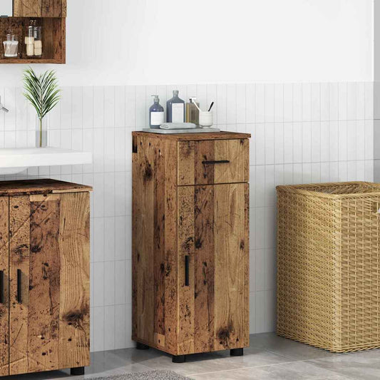 vidaXL Ντουλάπι Μπάνιου Παλιό Ξύλο 30 x 35 x 80 εκ