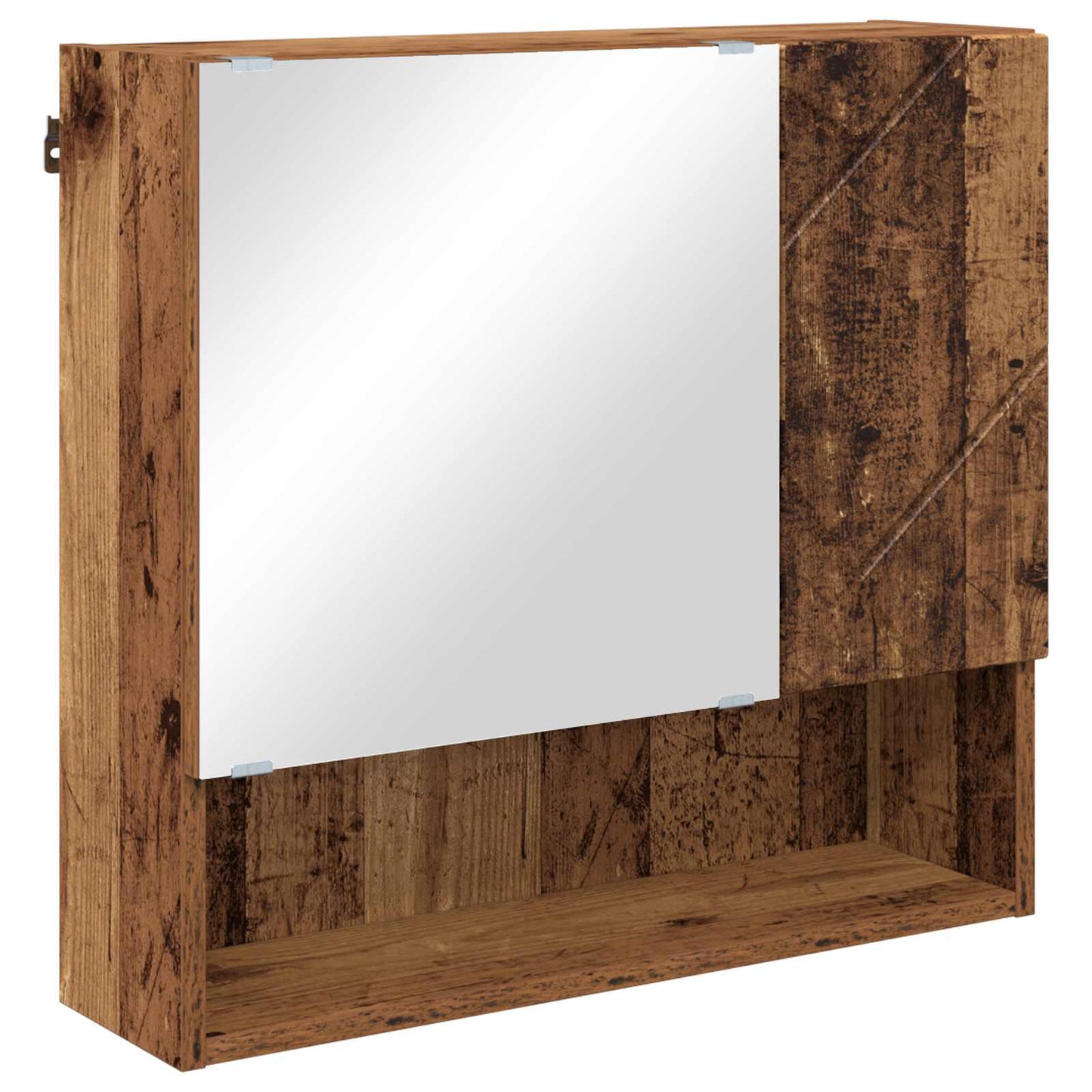 vidaXL Ντουλάπα Καθρέφτη Παλιό ξύλο 59 x 17 x 55 cm Επεξεργασμένο Ξύλο