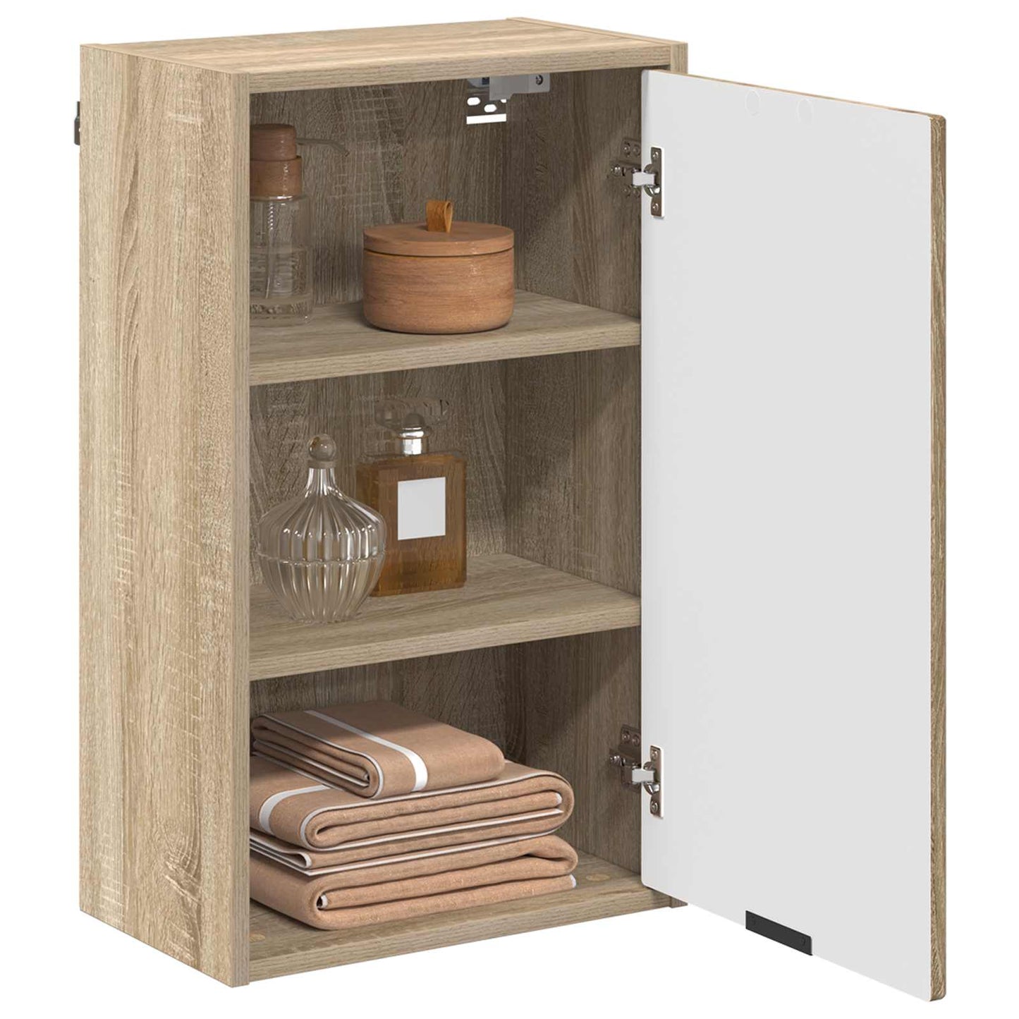 vidaXL Ντουλάπι Μπάνιου Δρύς Sonoma 39 x 23,5 x 65 εκ.