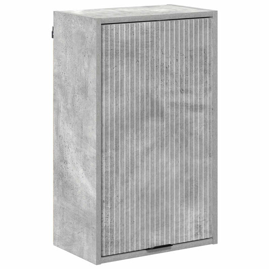 vidaXL Ντουλάπι Μπάνιου Σκυρόδεμα Γκρι 39 x 23,5 x 65 εκ.