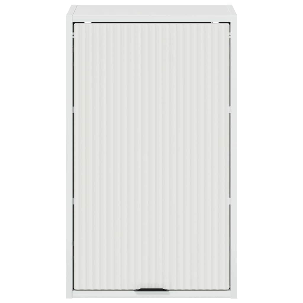 vidaXL Ντουλάπι Μπάνιου Επιτοίχιο Γυαλιστερό λευκό 39 x 23.5 x 65 εκ.