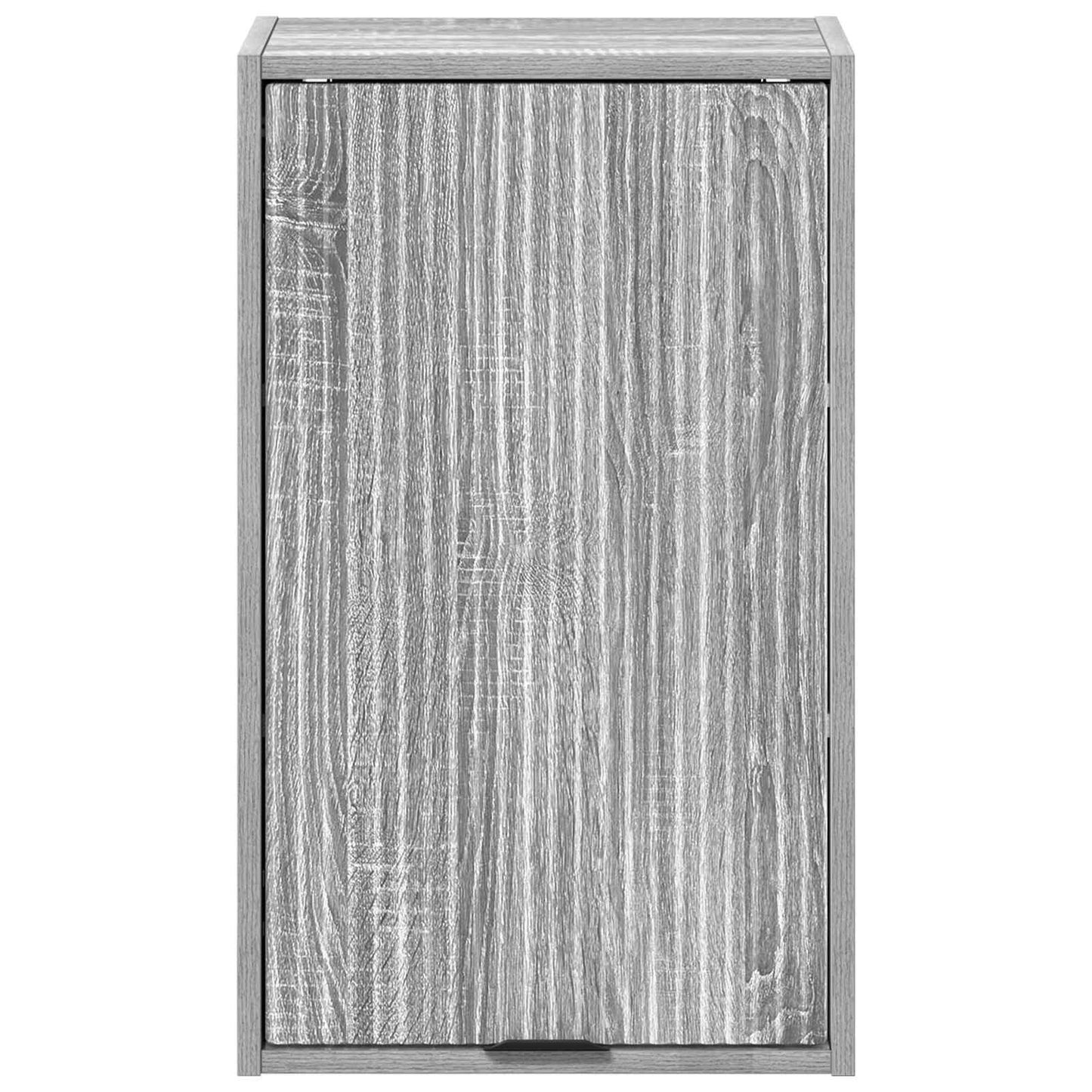vidaXL Ντουλάπι Μπάνιου Γκρίζο Σονομα 39 x 23,5 x 65 εκ.