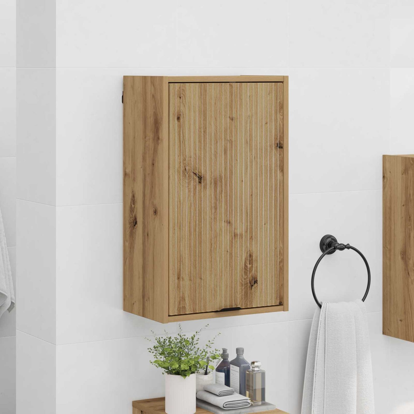 vidaXL Ντουλάπι Μπάνιου Artisan Oak 39 x 23,5 x 65 εκ.