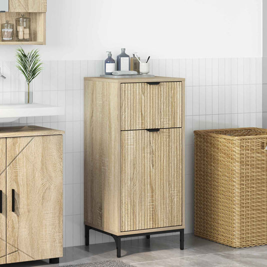 vidaXL Ντουλάπι Μπάνιου Δρύς Sonoma 39,5 x 36 x 88 εκ