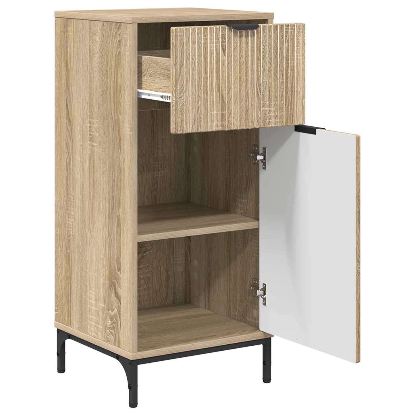 vidaXL Ντουλάπι Μπάνιου Δρύς Sonoma 39,5 x 36 x 88 εκ