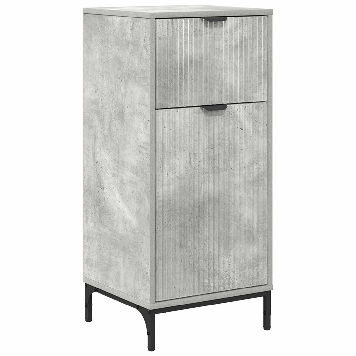 vidaXL Ντουλάπι Μπάνιου Σκυρόδεμα Γκρι 39,5 x 36 x 88 εκ