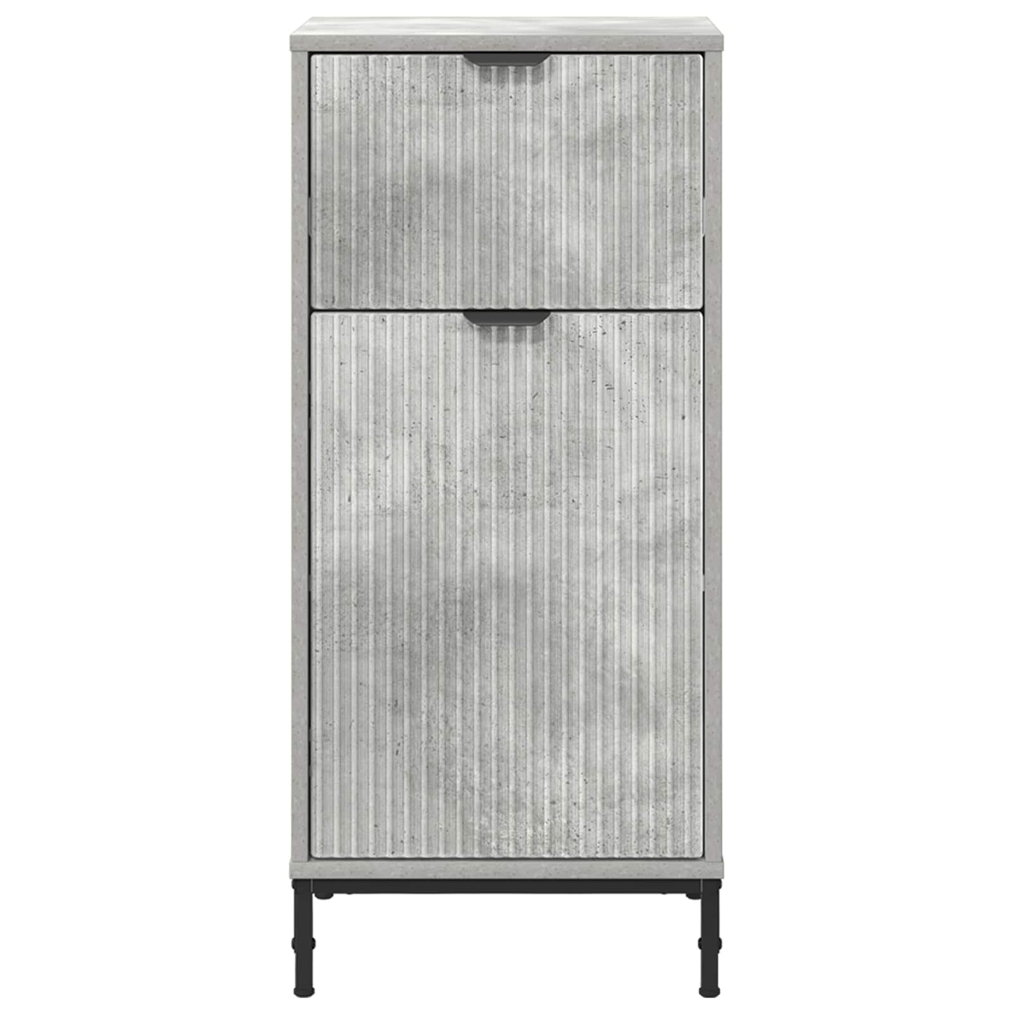 vidaXL Ντουλάπι Μπάνιου Σκυρόδεμα Γκρι 39,5 x 36 x 88 εκ