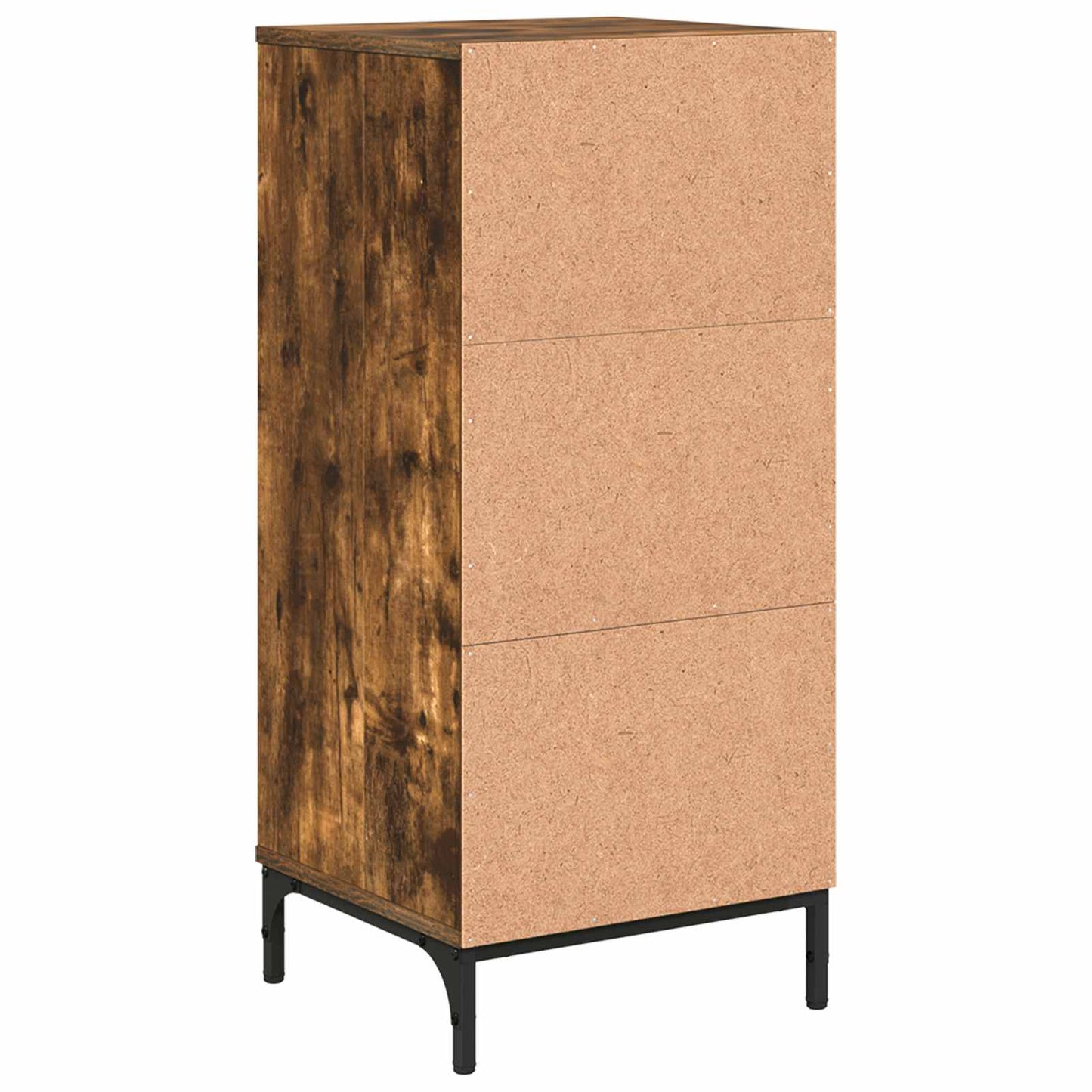 vidaXL Ντουλάπι Μπάνιου Καπνιστό Δρύς 39,5 x 36 x 88 εκ