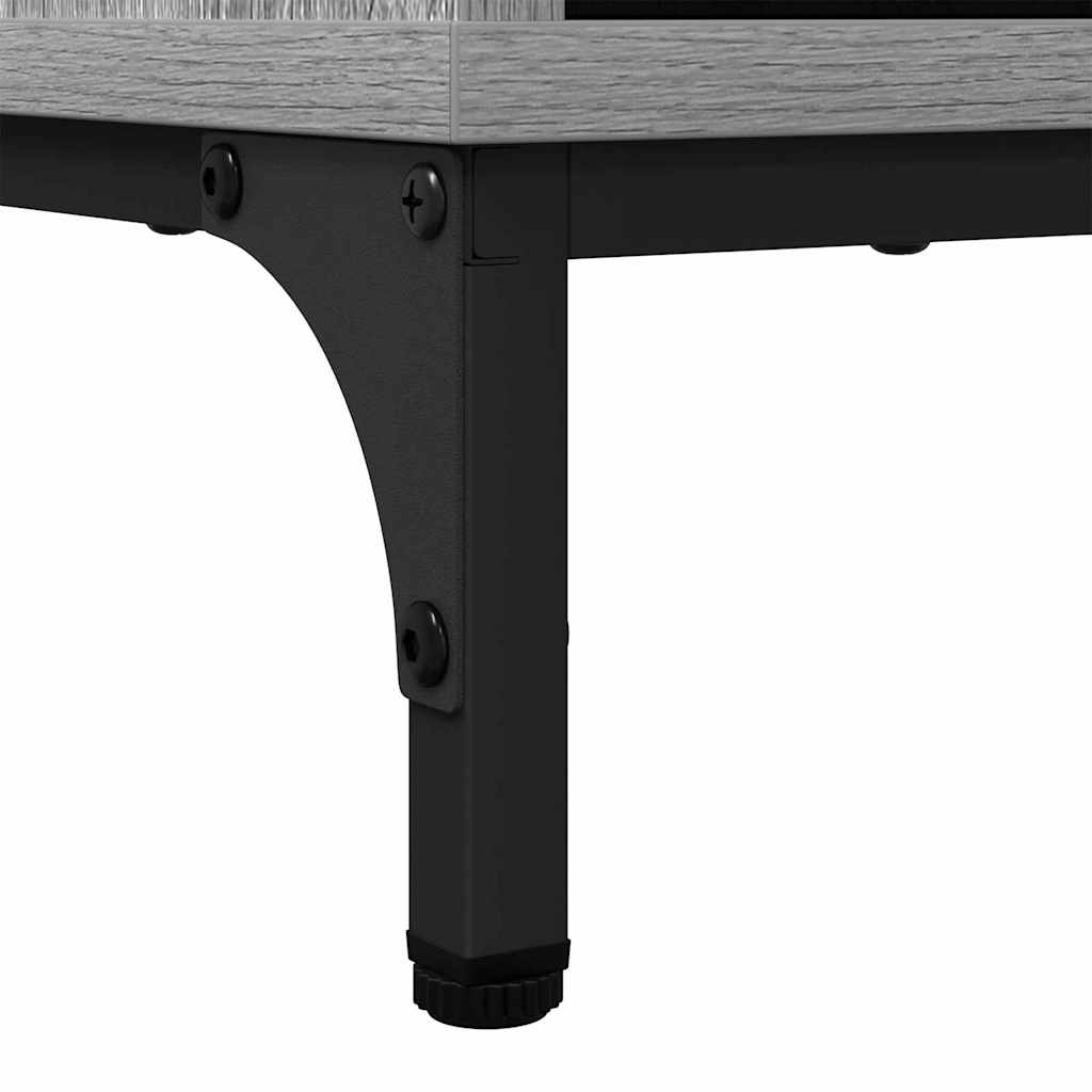 vidaXL Ντουλάπι Μπάνιου με συρτάρι Γκρι sonoma 39.5 x 36 x 88 εκ