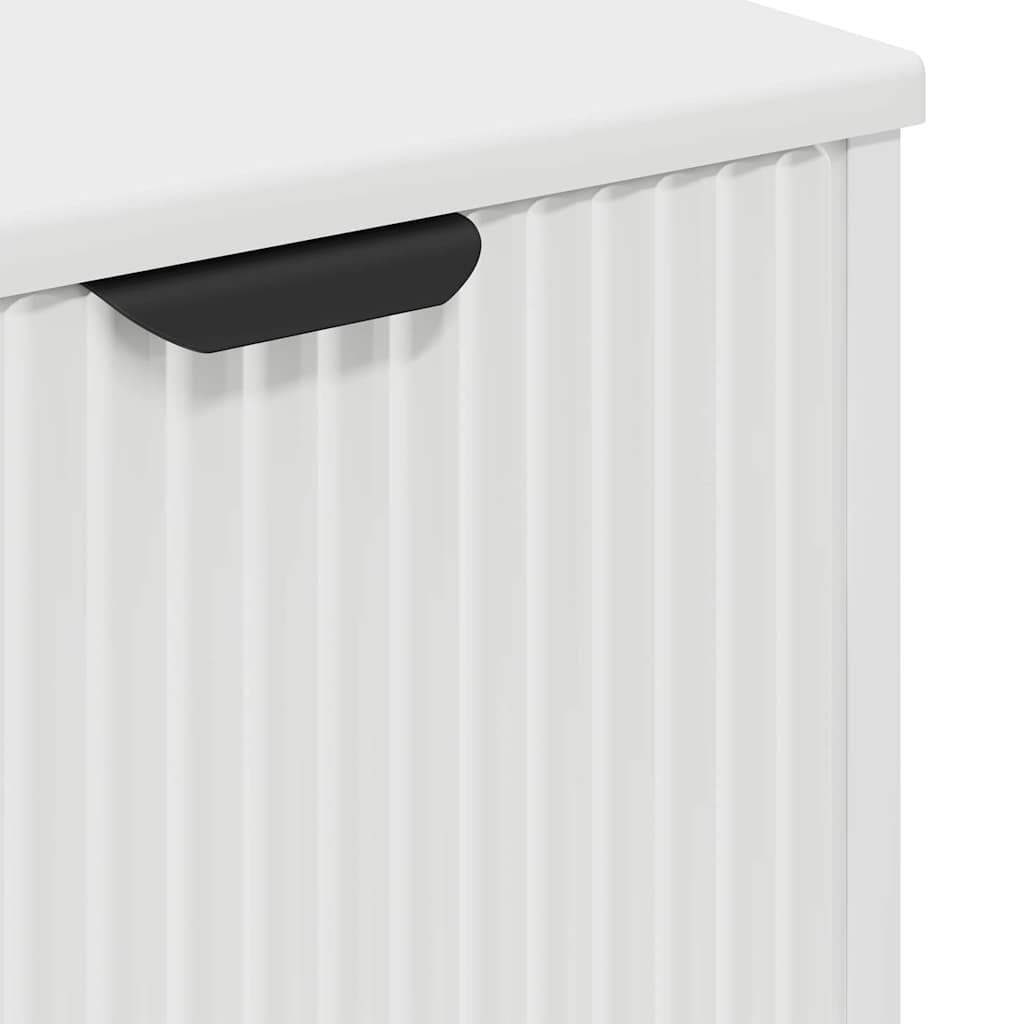 vidaXL Ντουλάπα Νιπτήρα Mπάνιου με πόρτα Λευκό 60.5 x 33.5 x 61 εκ