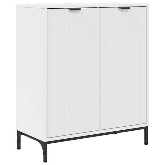 vidaXL Πλαϊνό γραφείο Λευκό 69,5 x 33 x 82 εκ. Επεξεργασμένο ξύλο