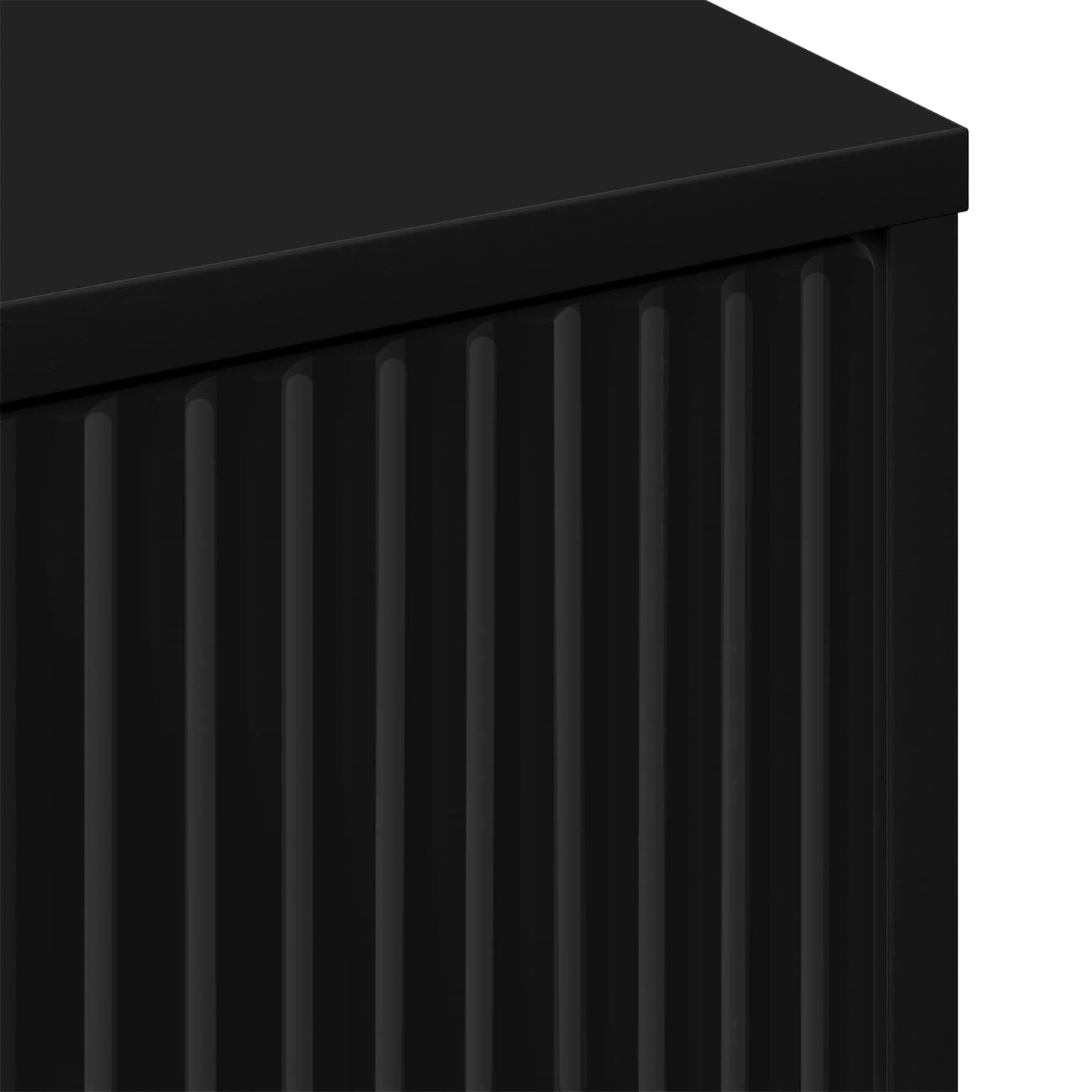 vidaXL Πλαϊνό γραφείο Μαύρο 69,5 x 33 x 82 εκ. Επεξεργασμένο ξύλο