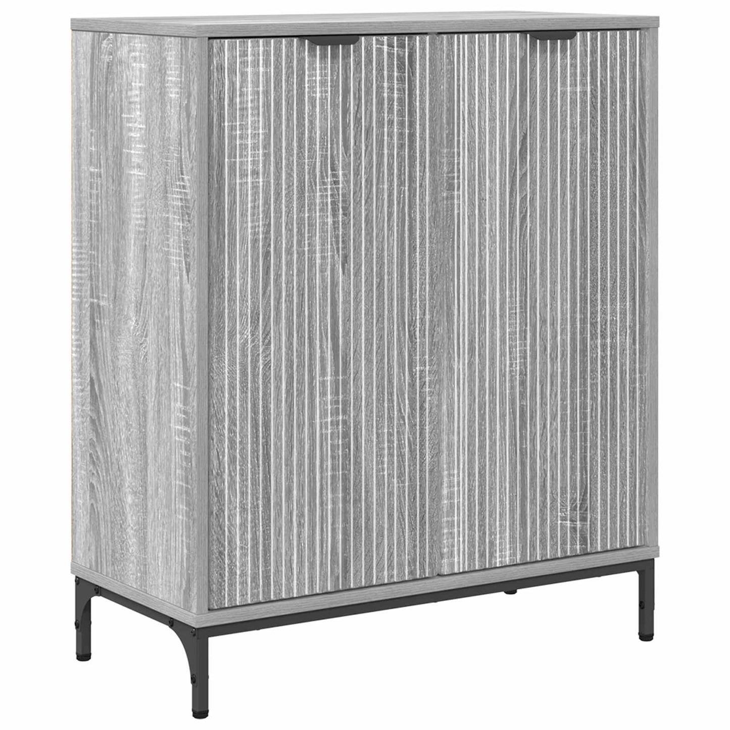 vidaXL Πλαϊνό γραφείο Γκρίζο Σονομα 69,5 x 33 x 82 εκ.