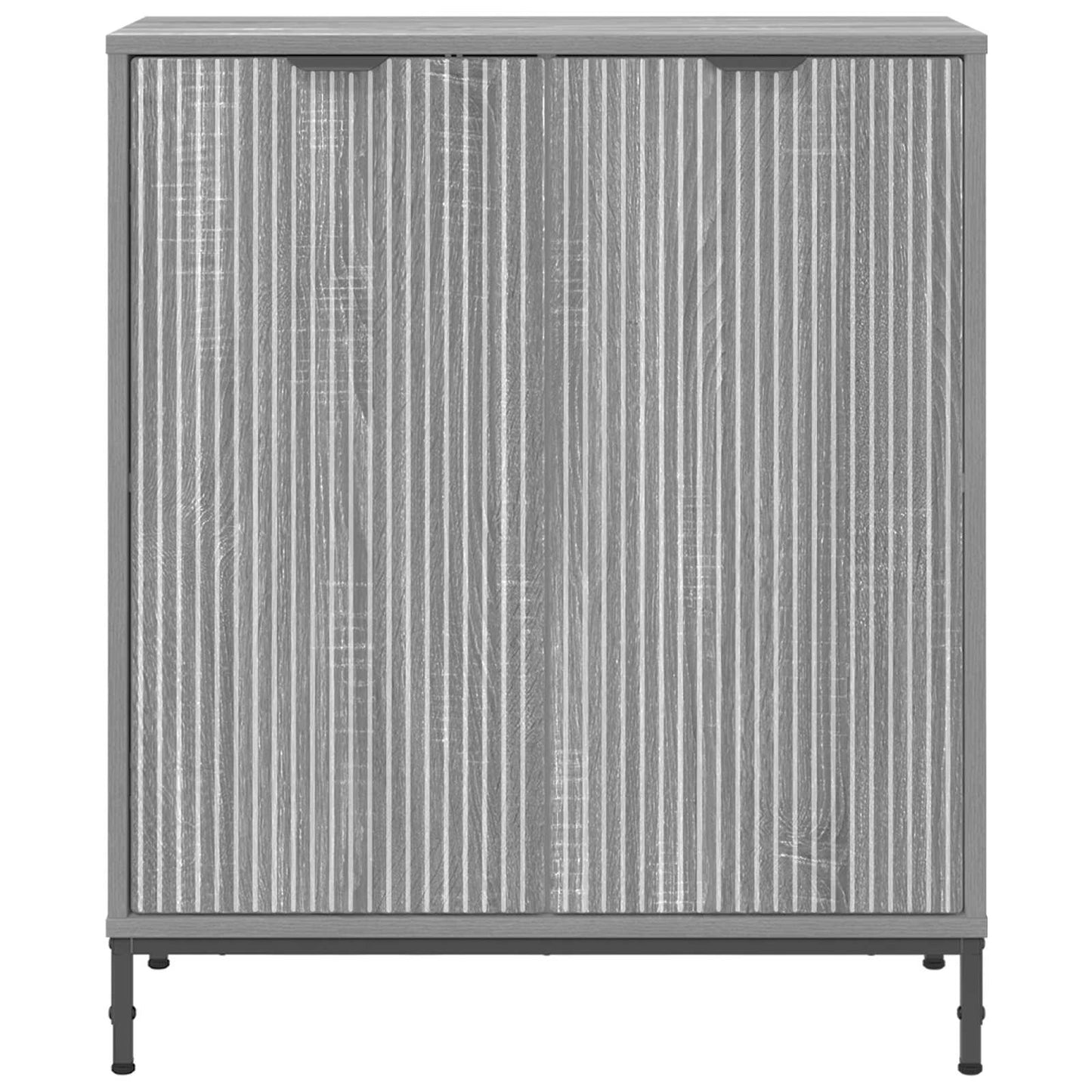 vidaXL Πλαϊνό γραφείο Γκρίζο Σονομα 69,5 x 33 x 82 εκ.