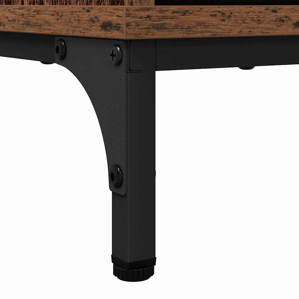 vidaXL Πλαϊνό γραφείο Παλαιό ξύλο 79.5 x 33 x 82 εκ Επεξεργασμένο ξύλο