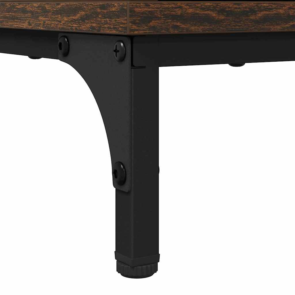 vidaXL Τραπεζάκι σαλονιού Καπνιστή δρυς 90 x 49 x 46 εκ.