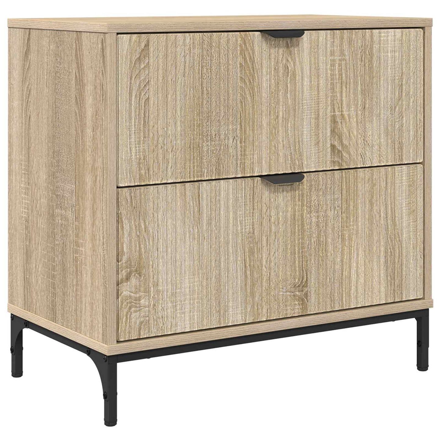 vidaXL Κομοδίνο Sonoma Δρυς 63.5 x 36 x 61 εκ Επεξεργασμένο ξύλο