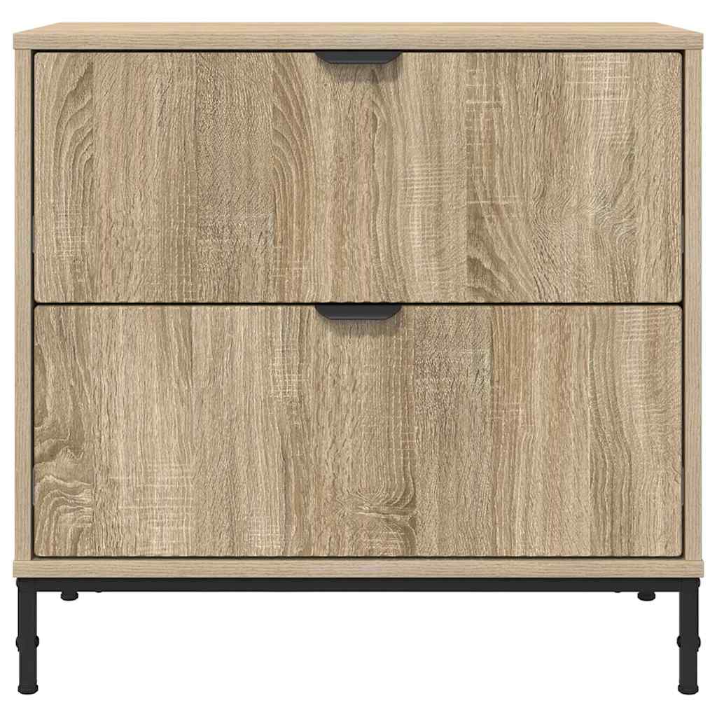 vidaXL Κομοδίνο Sonoma Δρυς 63.5 x 36 x 61 εκ Επεξεργασμένο ξύλο