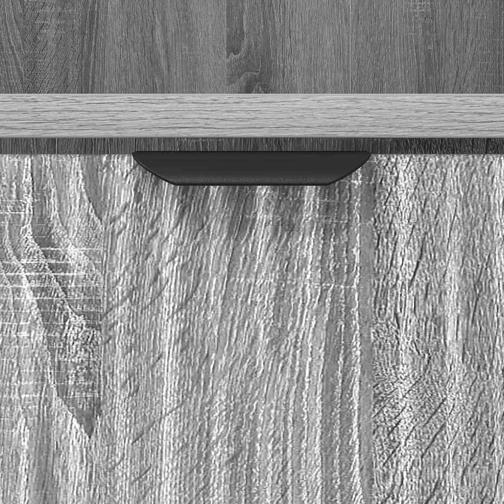 vidaXL Κομοδίνο Γκρι sonoma 49 x 36 x 61 εκ Επεξεργασμένο ξύλο