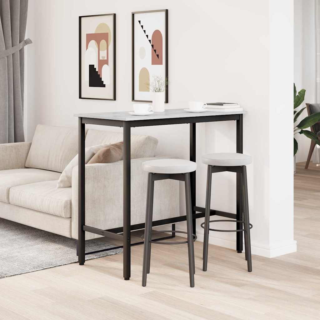 vidaXL τραπέζι Γκρίζο Σονομα 100 x 50 x 90,5 εκ