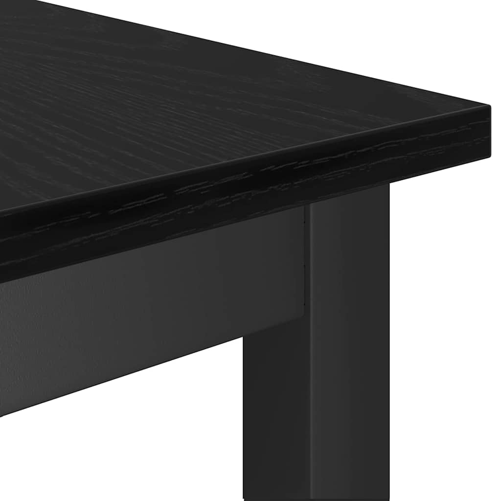 vidaXL Καθιστικό Σαλονιού Μαύρη Οξυά 100 x 32,5 x 48,5 εκ.
