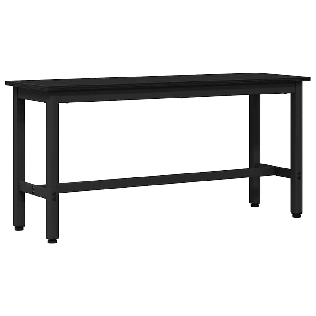 vidaXL Καθιστικό Σαλονιού Μαύρη Οξυά 100 x 32,5 x 48,5 εκ.