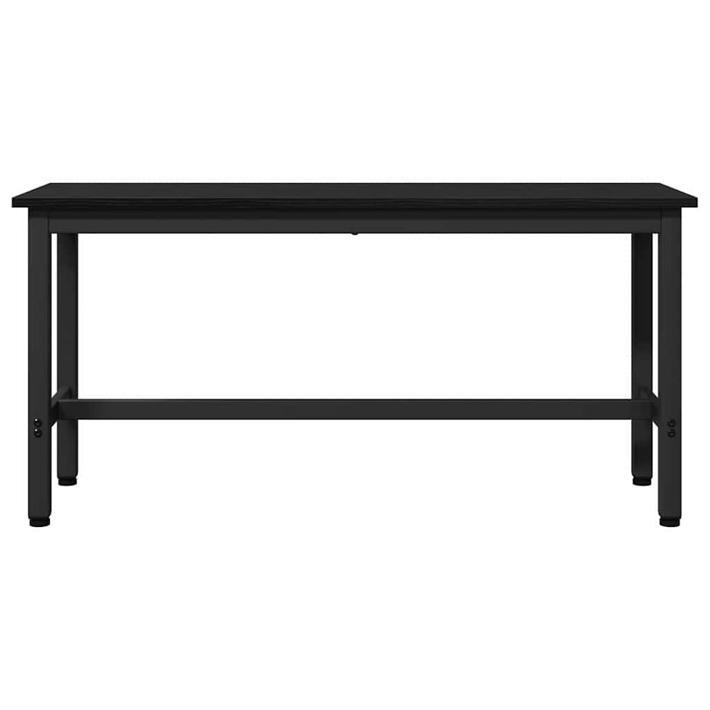 vidaXL Καθιστικό Σαλονιού Μαύρη Οξυά 100 x 32,5 x 48,5 εκ.