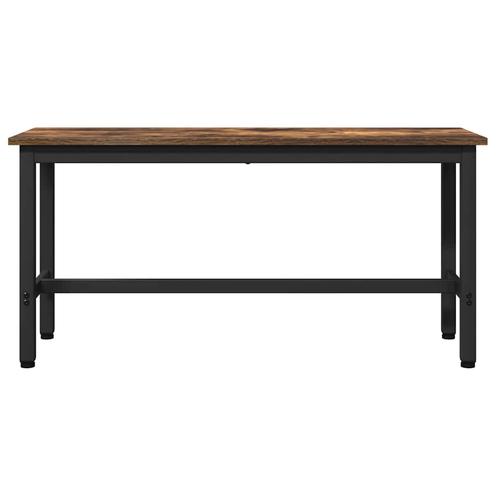 vidaXL Καθιστικό Σαλονιού Καπνιστό Δρύς 100 x 32,5 x 48,5 εκ.