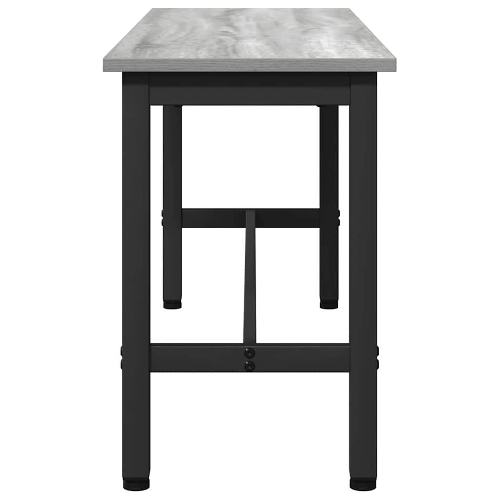 vidaXL Καθιστικό Σαλονιού Γκρίζο Σονομα 100 x 32,5 x 48,5 εκ.