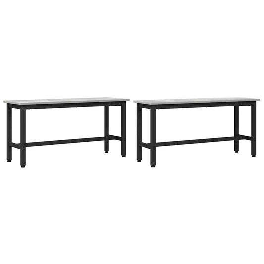 vidaXL Καθιστικό Σαλονιού 100 x 32,5 x 48,5 εκ. 2 τμχ.