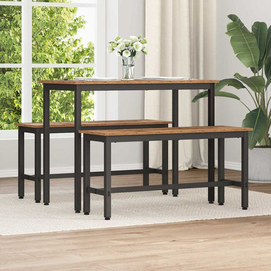 vidaXL Καθιστικό Σαλονιού Παλιό ξύλο 100 x 32,5 x 48,5 εκ.