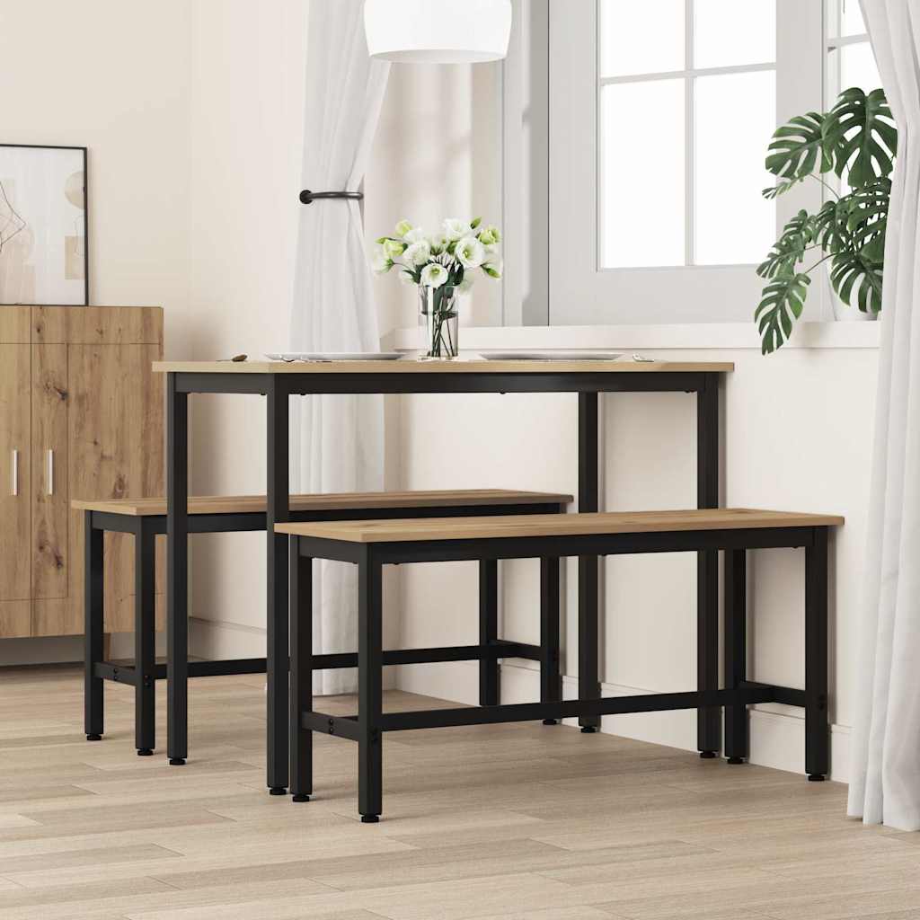vidaXL Καθιστικό Σαλονιού 2 pcs Artisan Oak 100 x 32,5 x 48,5 εκ.
