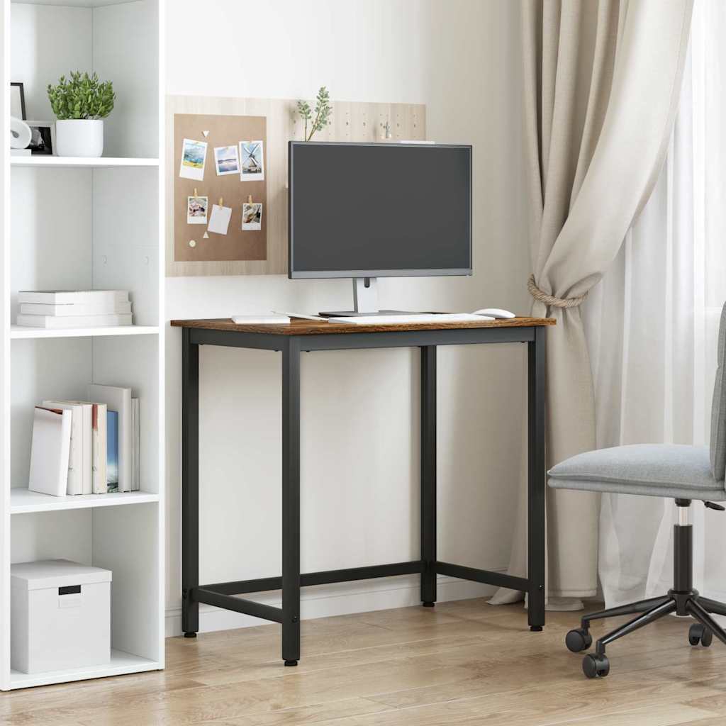 vidaXL τραπέζι Καπνιστό Δρύς 100 x 50 x 76,5 εκ.