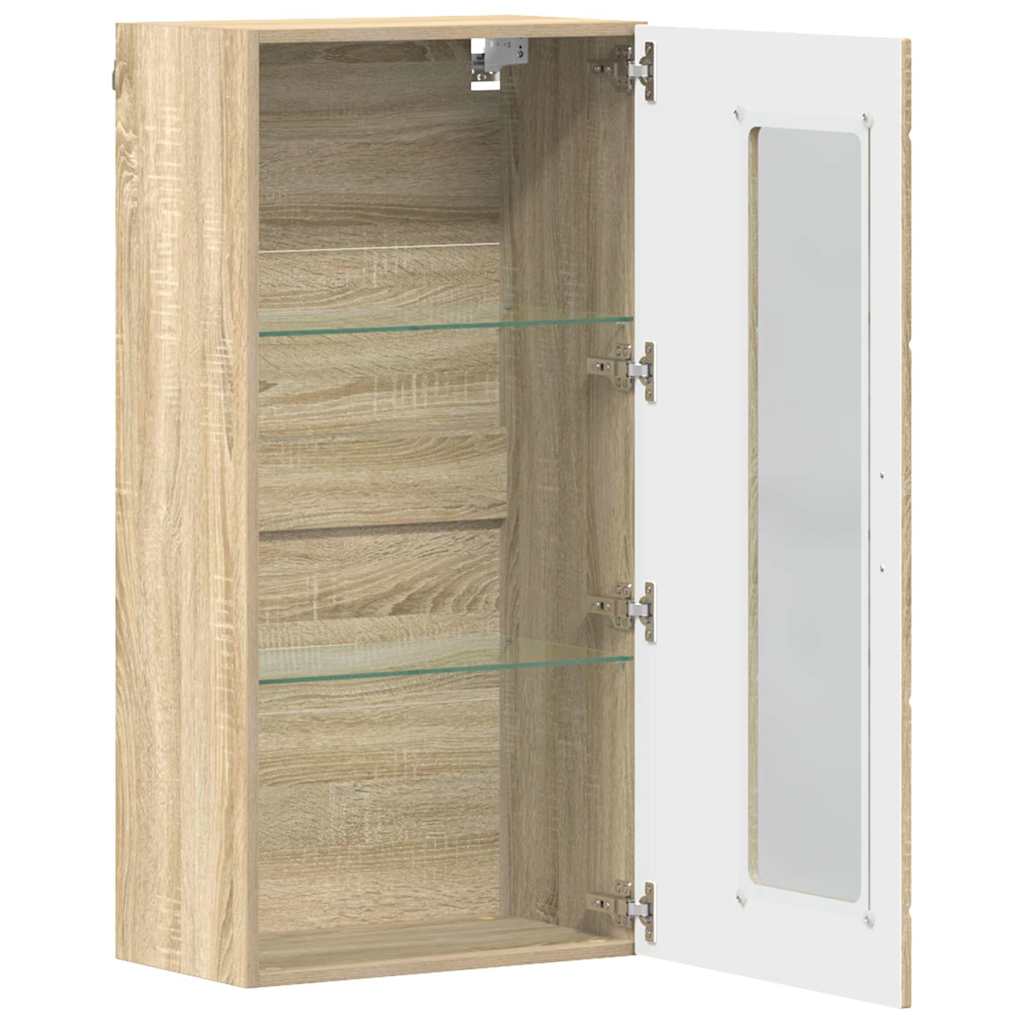 vidaXL Ντουλάπα τοίχου Sonoma Δρυς 55 x 29 x 100 εκ Επεξεργασμένο ξύλο
