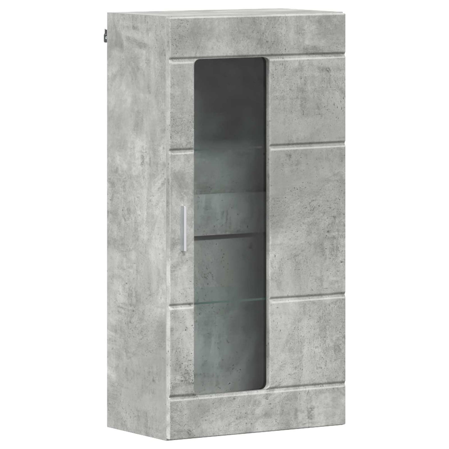 vidaXL Ντουλάπα τοίχου Γκρι σκυροδέματος 55 x 29 x 100 εκ