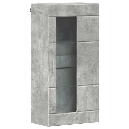 vidaXL Ντουλάπα τοίχου Γκρι σκυροδέματος 55 x 29 x 100 εκ