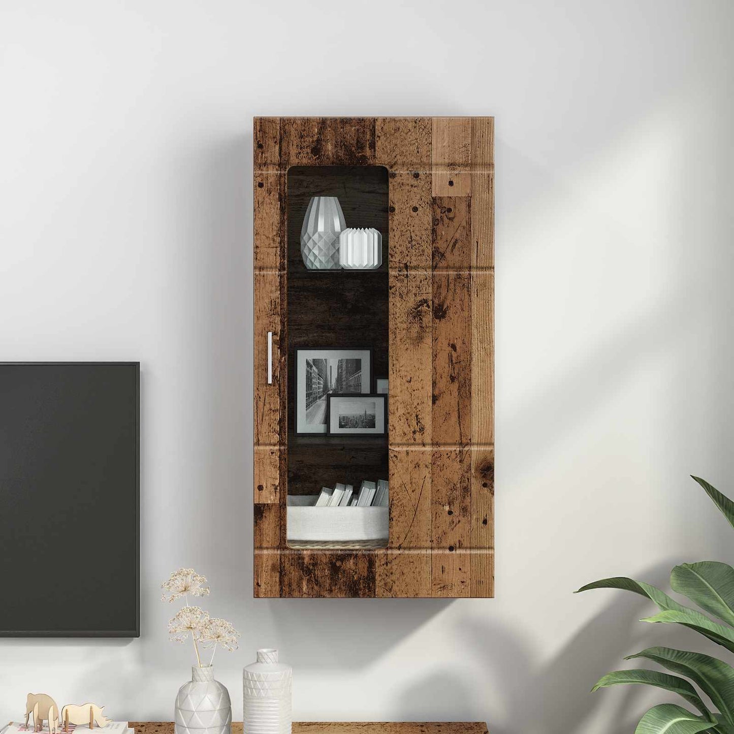 vidaXL Ξύλινο Ντουλάπι Παλιό ξύλο 50 x 29 x 100 εκ Επεξεργασμένο ξύλο