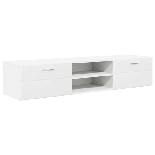 vidaXL Ξύλινο Ντουλάπι Λευκό 150 x 39 x 30 εκ Επεξεργασμένο ξύλο