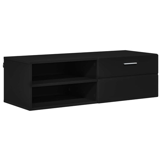 vidaXL Ξύλινο Ντουλάπι Μαύρο 100,5 x 39 x 30 εκ Επεξεργασμένο ξύλο