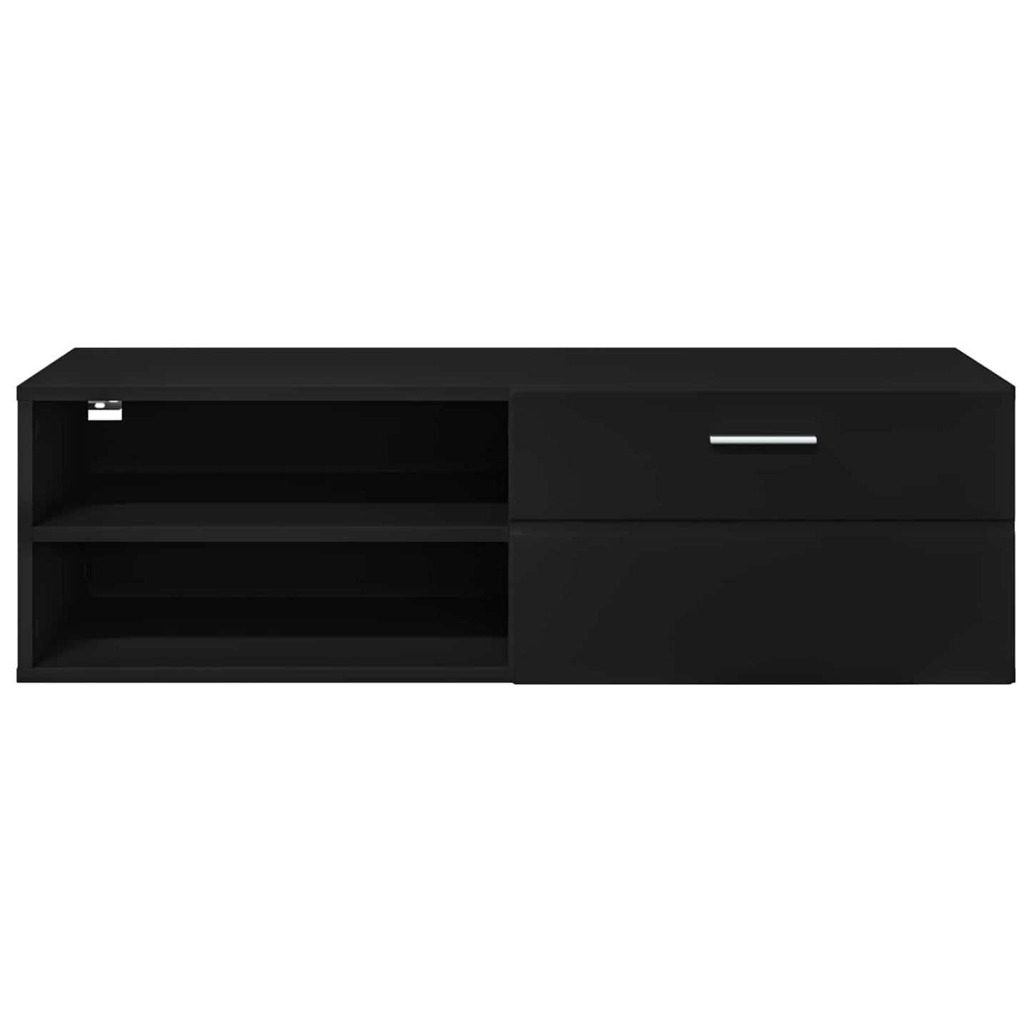 vidaXL Ξύλινο Ντουλάπι Μαύρο 100,5 x 39 x 30 εκ Επεξεργασμένο ξύλο