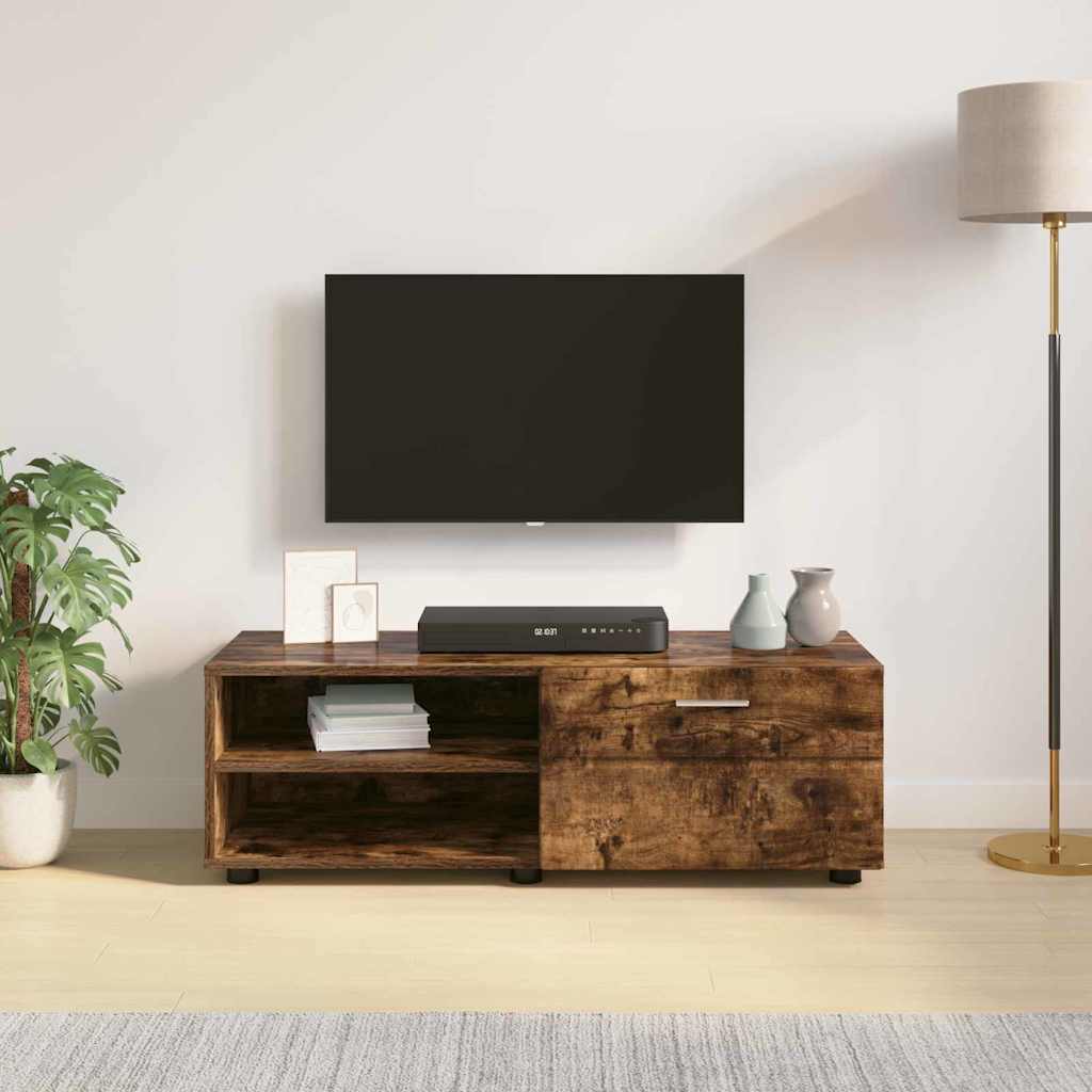 vidaXL Ντουλάπι TV Καπνιστή δρυς 100.5 x 39 x 30 εκ Επεξεργασμένο ξύλο
