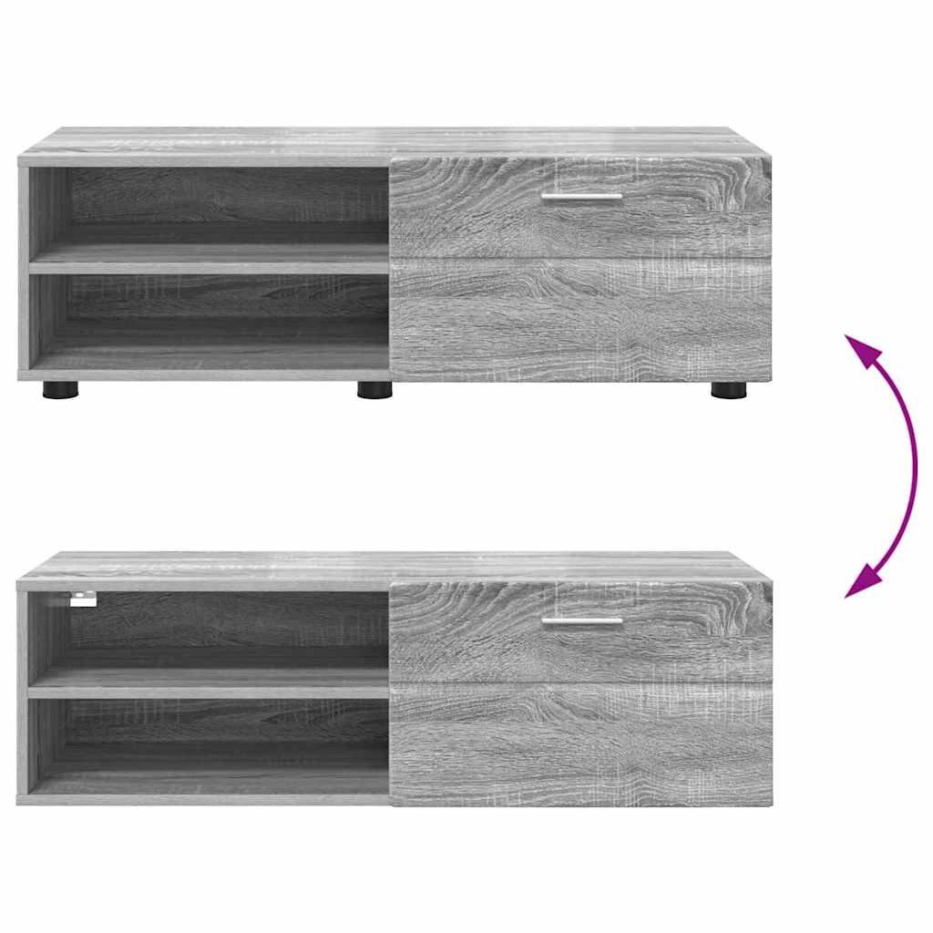 vidaXL Ντουλάπι TV Γκρι sonoma 100.5 x 39 x 30 εκ Επεξεργασμένο ξύλο