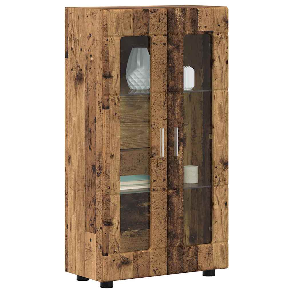 vidaXL Πλαϊνό γραφείο Παλιό ξύλο 55,5 x 29 x 100 εκ Επεξεργασμένο ξύλο